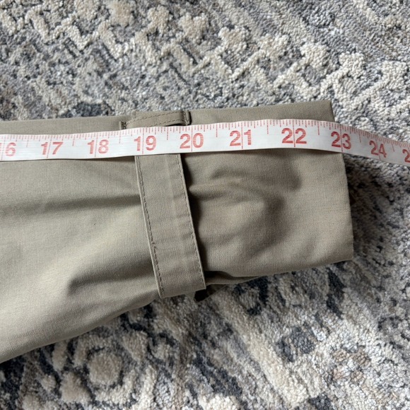 Vintage Womens Beige Trench Coat Sz 10 M/L Belted Removable Lining Hood Overcoat - Picture 16 of 16